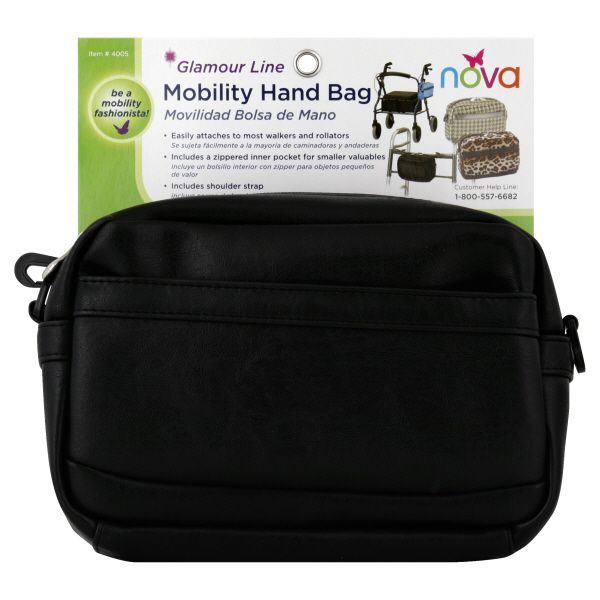 Nova Ortho-Med Inc Nova Glamour Line Mobility Hand Bag, Black, 1 bag at Kmart.com