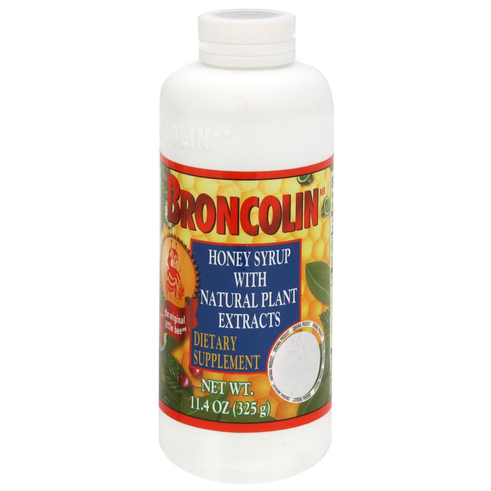 Broncolin Honey Syrup With Natural Plant Extracts Dietary Supplement 11.4 Ounce at Kmart.com