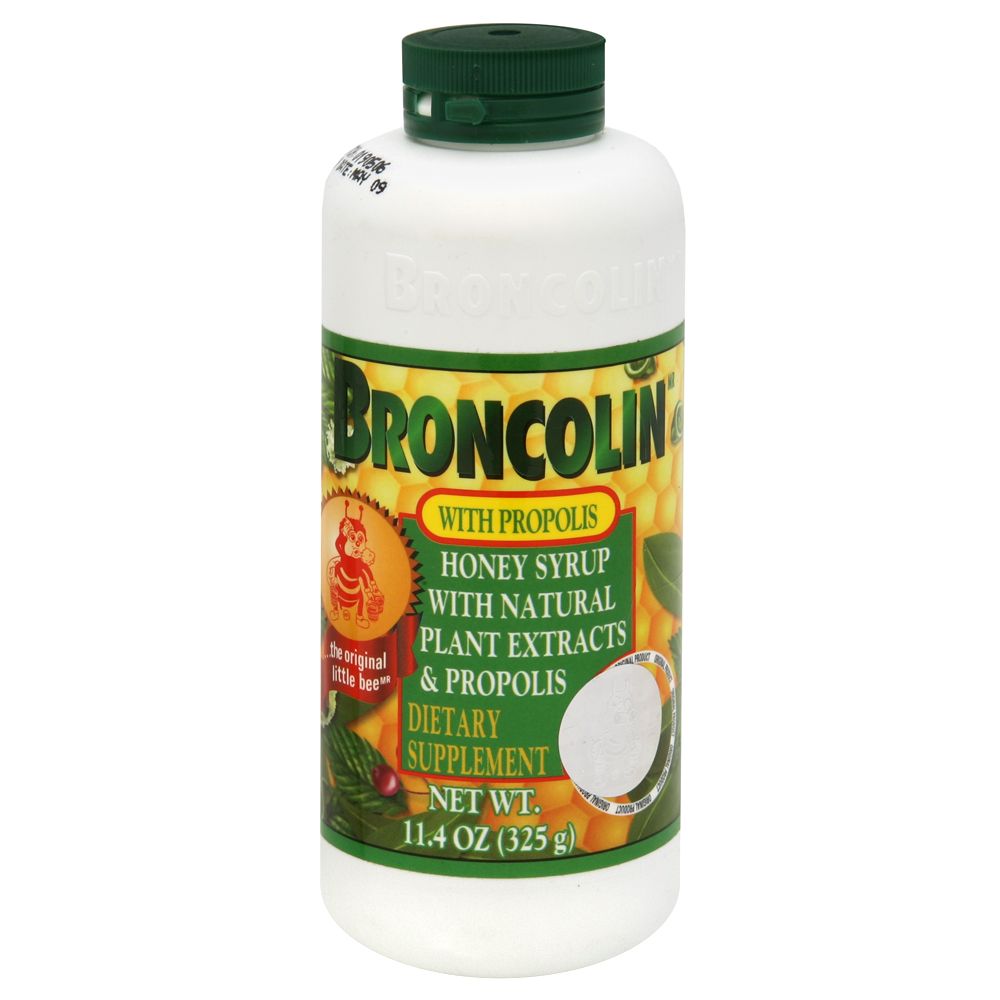 Broncolin Honey Syrup With Natural Plant Extracts And Propolis 11.4 Ounce at Kmart.com