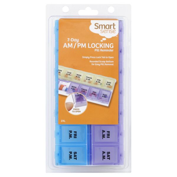 Smart Sense Pill Reminder. 7-Day, AM/PM Locking, 1 pill reminder at Kmart.com