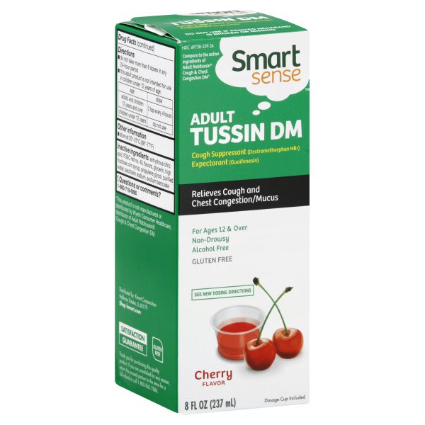Smart Sense&nbsp; Tussin DM, Adult, Cherry