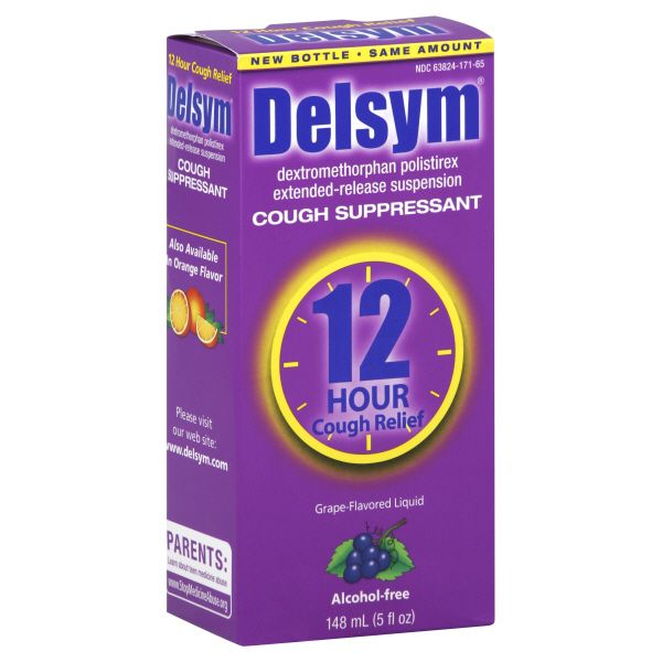 Delsym Cough Suppressant, 12 Hour, Grape-Flavored Liquid, 5 fl oz (148 ml) at Kmart.com