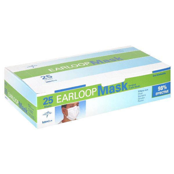 Medline Earloop Mask, 25 masks at Kmart.com