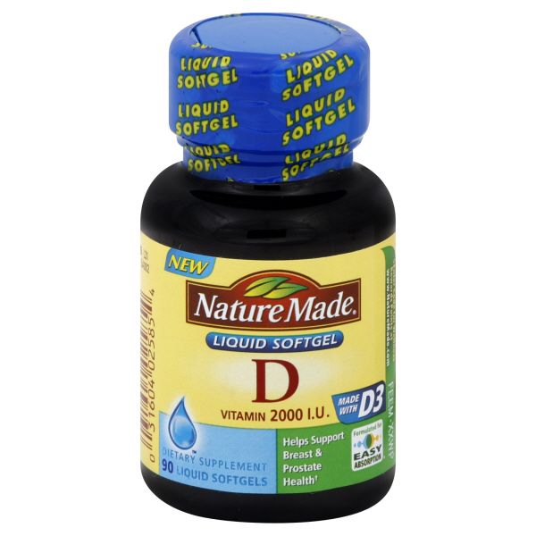 Nature Made Vitamin D, 2000 IU, Softgels, 90 softgels at Kmart.com