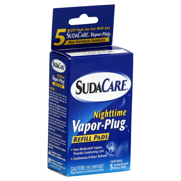 Sudacare Vapor-Plug Refill Pads, Nighttime, 5 pads at Kmart.com