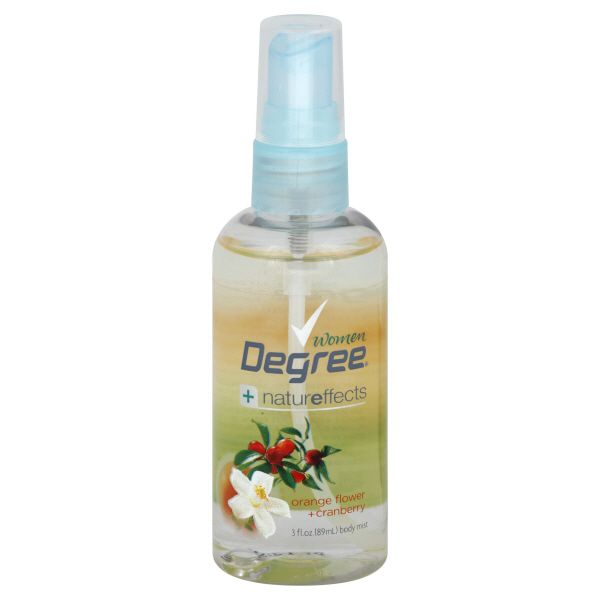 Degree Natureffects Body Mist, Orange Flower + Cranberry, 3 fl oz (89 ml) at Kmart.com