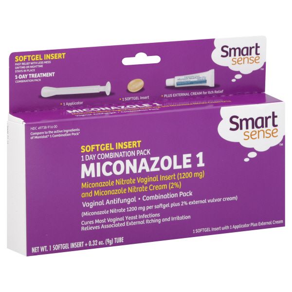Smart Sense Miconazole 1, 1 treatment at Kmart.com