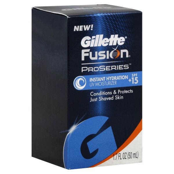 Gillette Fusion ProSeries UV Moisturizer, Instant Hydration, SPF +15, 1.7 fl oz (50 ml) at Kmart.com