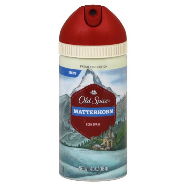 Old Spice Fresh Collection Body Spray, Matterhorn, 4 oz (113 g) at Kmart.com
