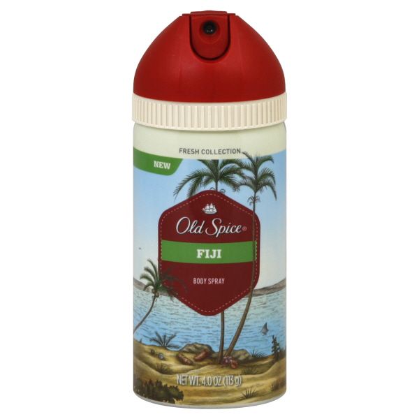 Old Spice Fresh Collection Body Spray, Fiji, 4 oz (113 g) at Kmart.com