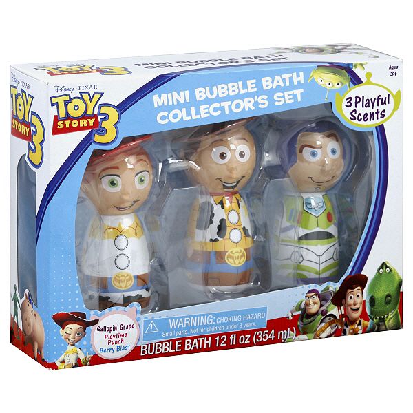 Disney Mzb Accessories Mini Bubble Bath Collector's Set, Disney-pixar
