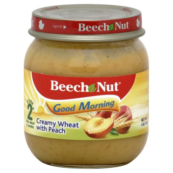 Beech-Nut Good Morning Creamy Wheat with Peach, Stage 2, 4 oz (113 g) at Kmart.com