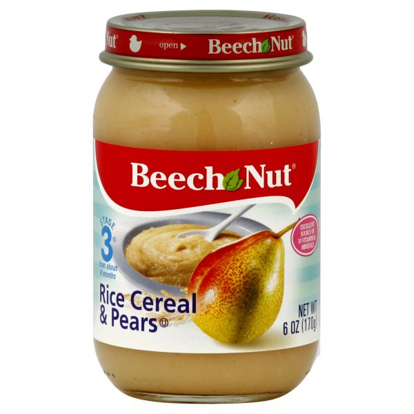 Beech-Nut Rice Cereal & Pears, Stage 3, 6 oz (170 g) at Kmart.com