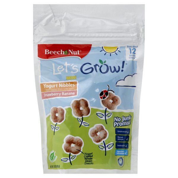 Beech-Nut Let's Grow! Yogurt Nibbles, Stage 4, Strawberry Banana, 1.5 oz (43 g) at Kmart.com
