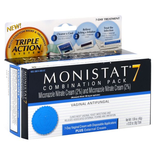 Monistat 7 Combination Pack Vaginal Antifungal, 7-Day Treatment, 1 pack at Kmart.com