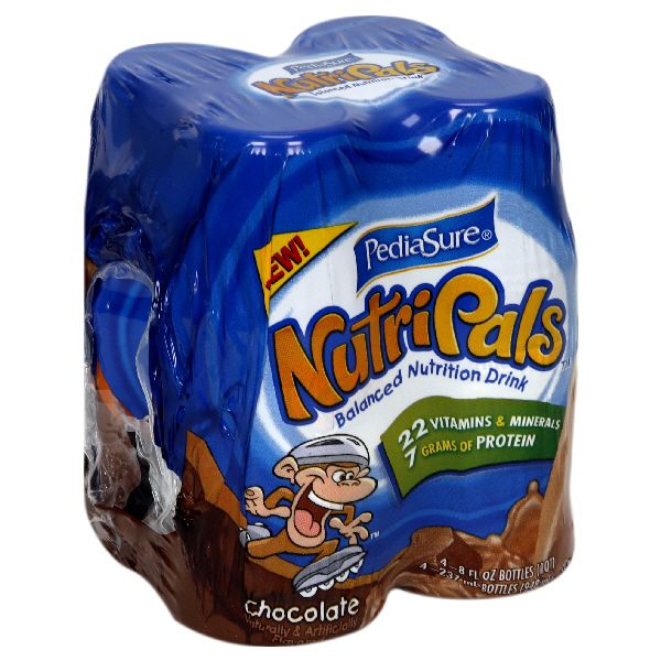 PediaSure NutriPals Balanced Nutrition Drink, Chocolate, 4 - 8 oz (237 ml) bottles [1 qt (948 ml)] at Kmart.com