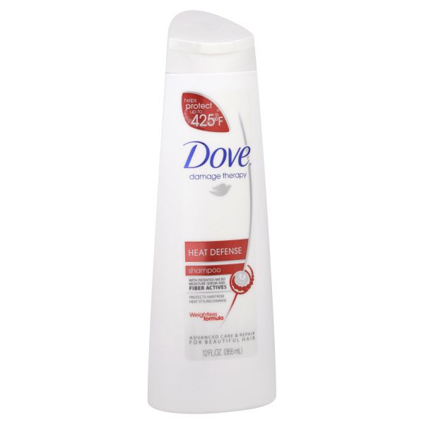 Dove Damage Therapy Shampoo, Heat Defense, 12 fl oz (355 ml)