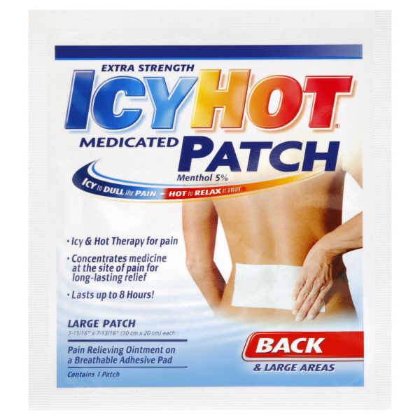 Icy Hot Medicated Patch, Extra Strength, Back