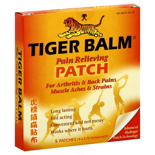 Tiger Balm Pain Relieving Patch, 5 patches at Kmart.com