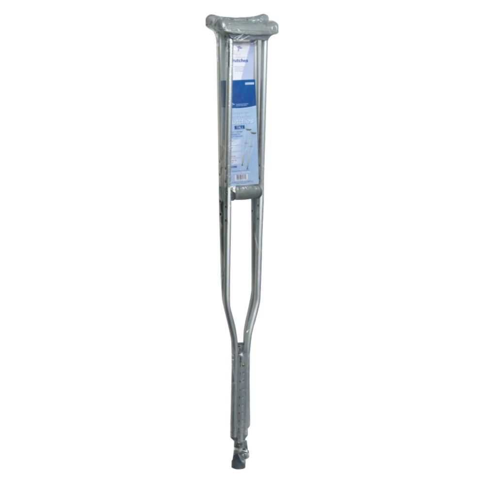 Medline Aluminum Push-Button Crutches, Tall, 1 pair at Kmart.com