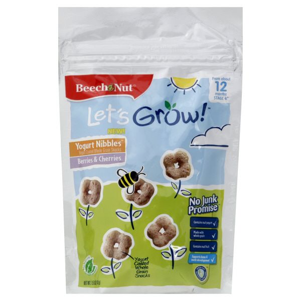 Beech-Nut Let's Grow! Yogurt Nibbles, Stage 4, Berries & Cherries, 1.5 oz (43 g) at Kmart.com