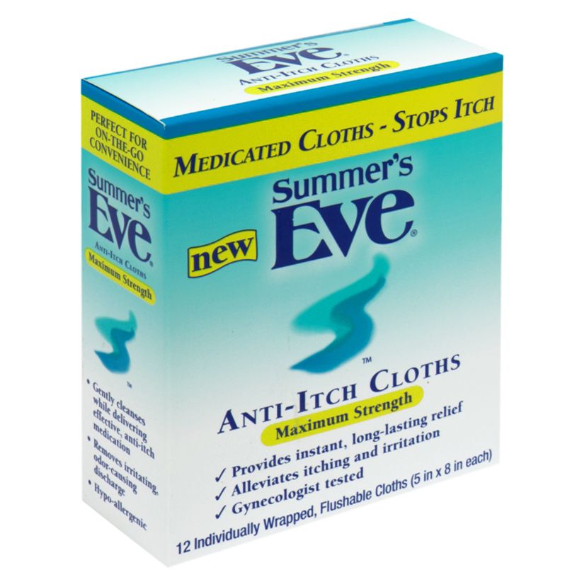 Summer's Eve Anti-Itch Cloths, Maximum Strength, 12 cloths at Kmart.com