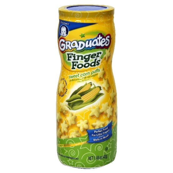 Gerber Graduates Finger Foods Sweet Corn Puffs, 1.48 oz (42 g) at Kmart.com