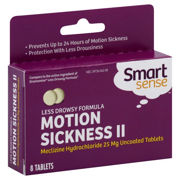 Smart Sense Motion Sickness II, 25 mg, Tablets, 8 tablets at Kmart.com