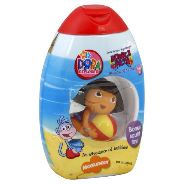 Nickelodeon MZB Personal Care Bubble Bath, Nick Jr. Dora the Explorer, Strawberry!, 11 fl oz (325 ml) at Kmart.com