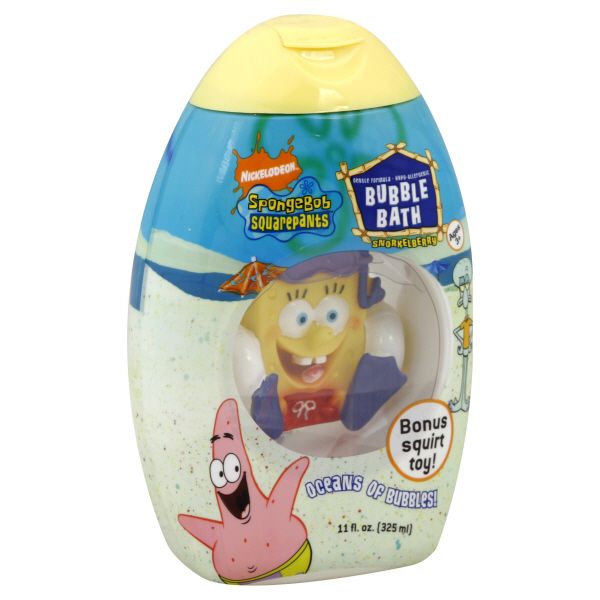Nickelodeon MZB Personal Care Bubble Bath, Nickelodeon SpongeBob Squarepants, Snorkelberry, 11 fl oz (325 ml) at Kmart.com