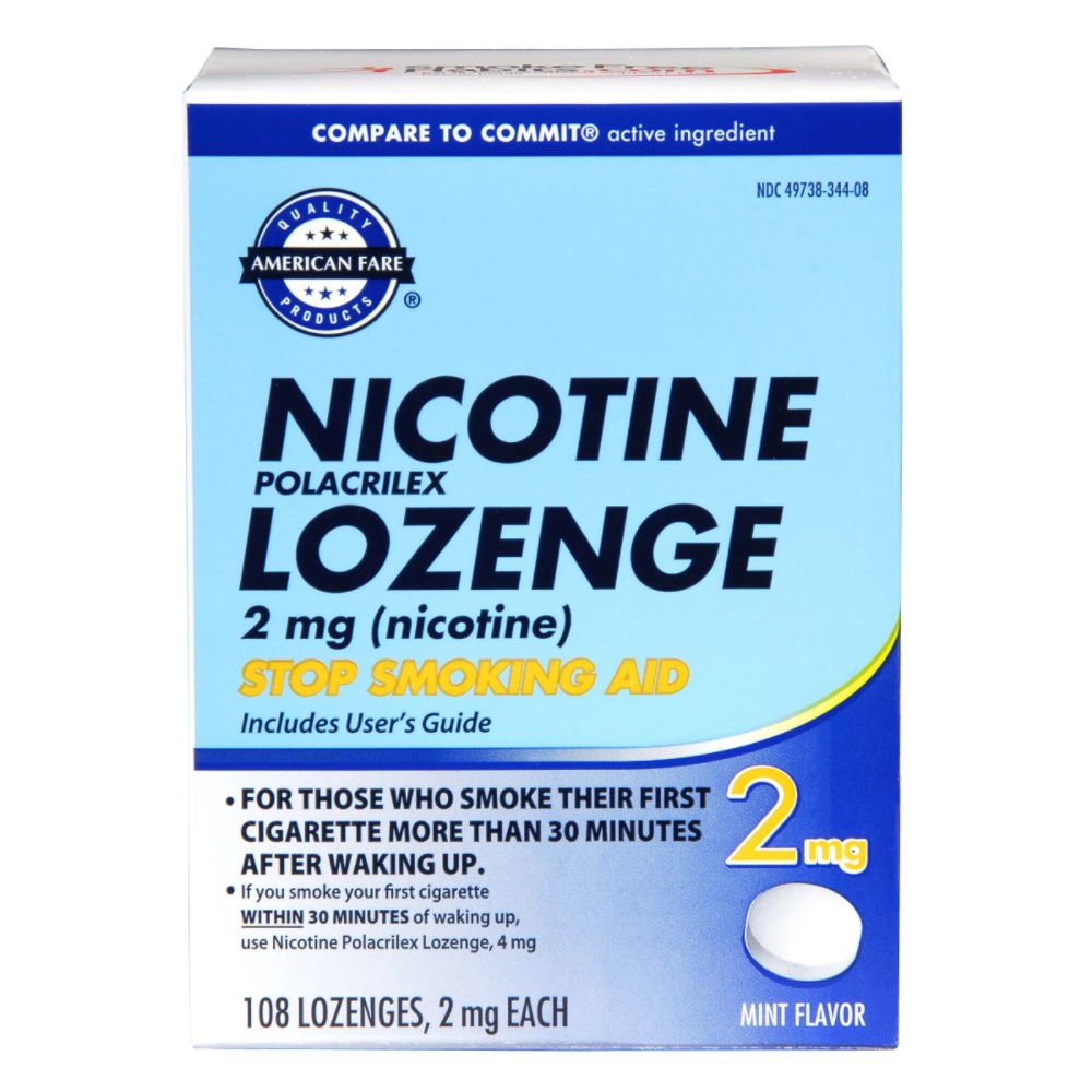 American Fare Stop Smoking Lozenge Mint 2 mg 108 Count at Kmart.com