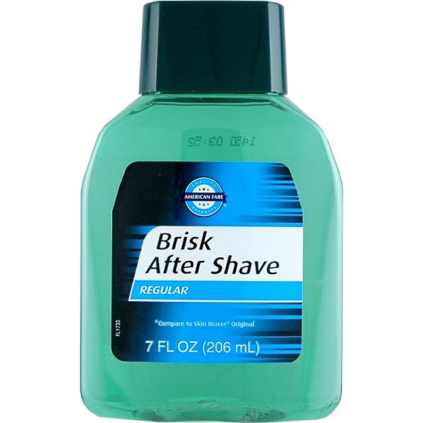 American Fare Brisk After Shave Regular 7 Fluid Ounce Bottle 48303611