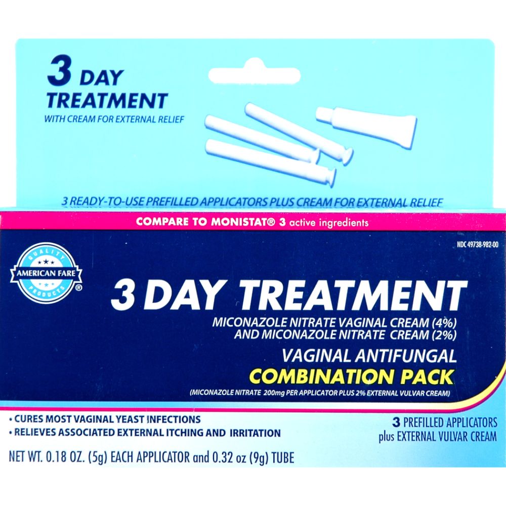 American Fare 3 Day Treatment Vaginal Antifungal Combination Pack 3 Count at Kmart.com