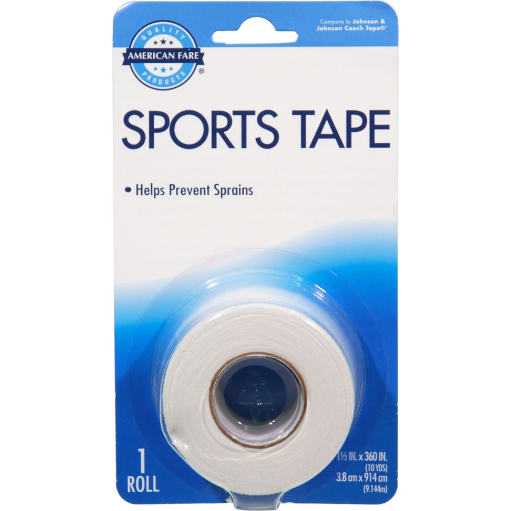 American Fare Sports Tape Sterile Roll 1.5 X 360 Inches