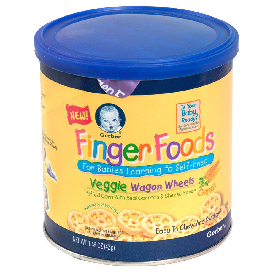Gerber Graduates Finger Foods Wagon Wheels, Carrot, 1.48 oz (42 g) at Kmart.com