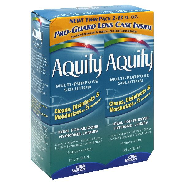 CIBA Vision AQuify Multi-Purpose Solution, 2 - 12 fl oz (355 ml) bottles at Kmart.com