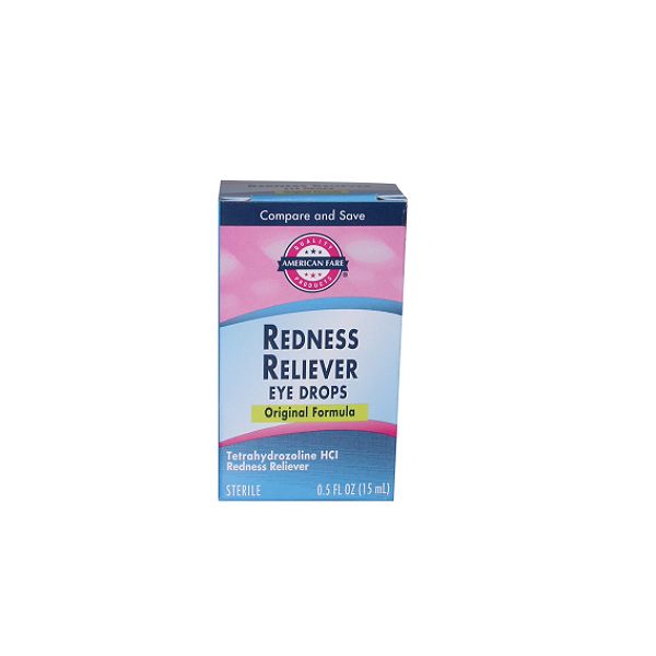 American Fare Redness Reliever Eye Drops .5 Fluid Ounce 55941811