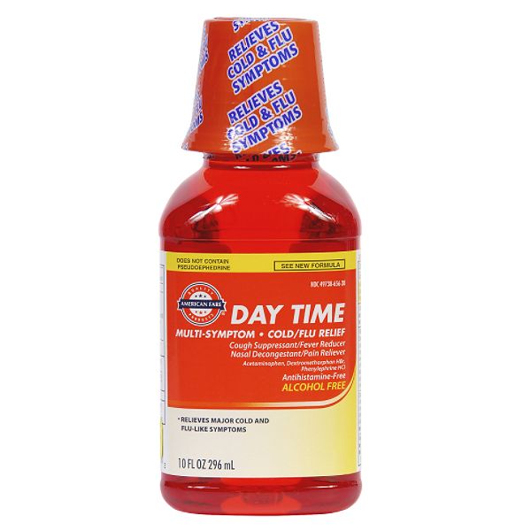 American Fare Daytime Cold 10 Fluid-ounce      31767
