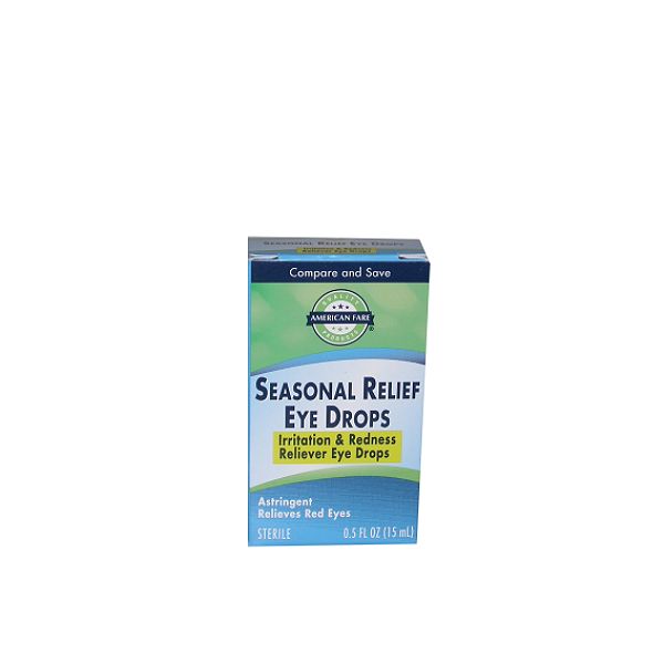 American Fare Seasonal Relief Eye Drops .5 Fluid Ounce 56775211