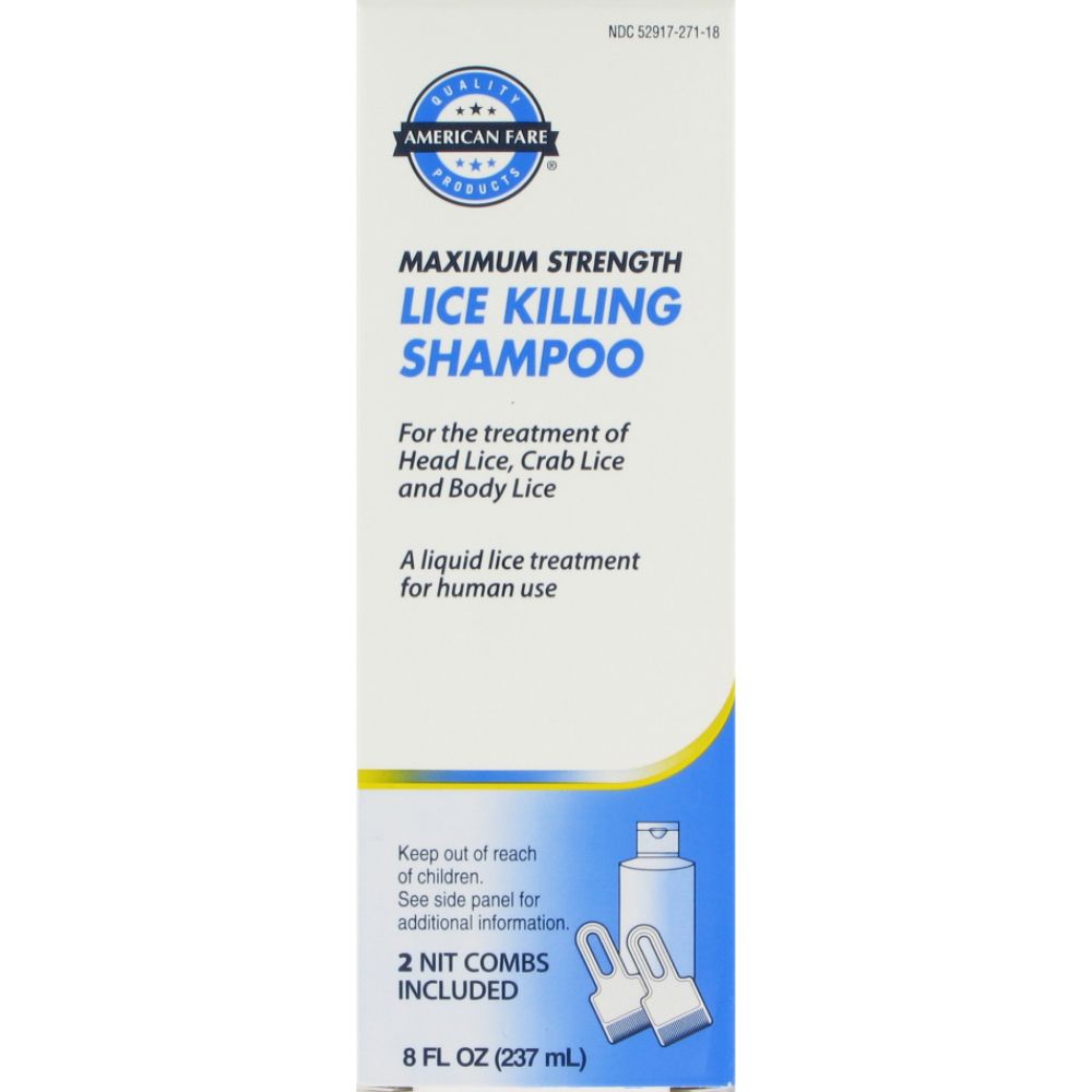 American Fare Maximum Strength Lice Killing Shampoo 8 Fluid Ounce Box at Kmart.com