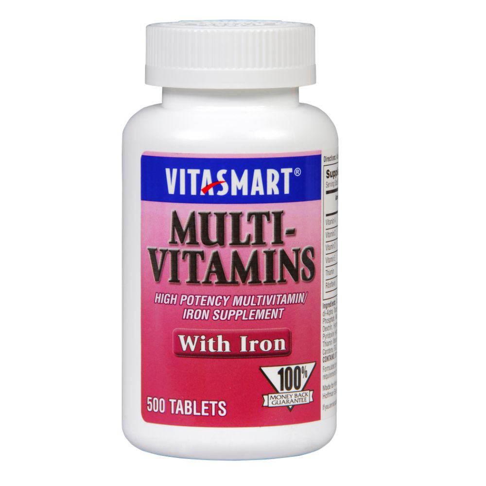 VitaSmart Multi Vitamins With Iron Tablets 500 Count at Kmart.com