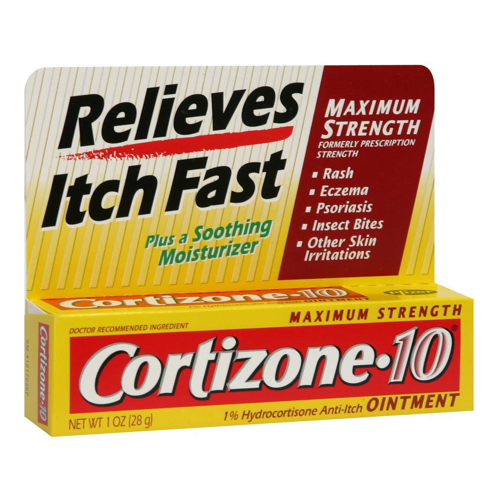Cortizone-10 1% Hydrocortisone Anti-Itch Ointment, Maximum Strength, 1 oz (28 g) at Kmart.com