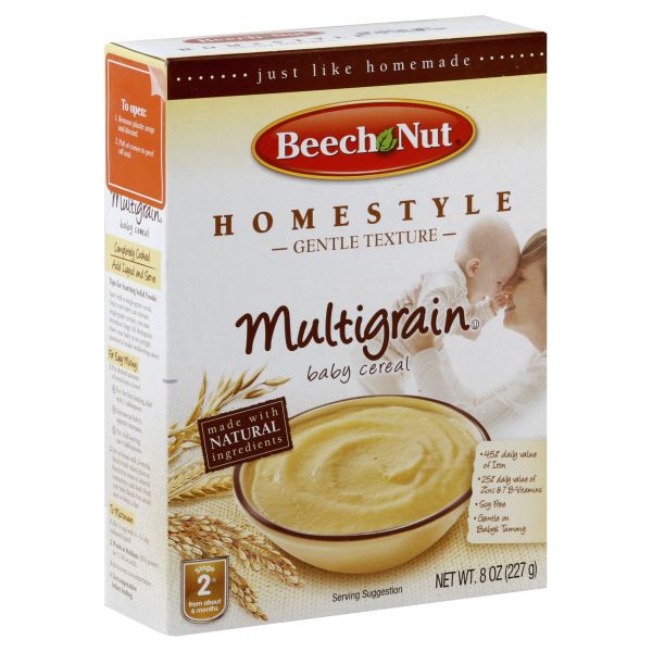 Beech-Nut Homestyle Baby Cereal, Multigrain, Stage 2 (from About 6 Months), 8 oz (227 g) at Kmart.com