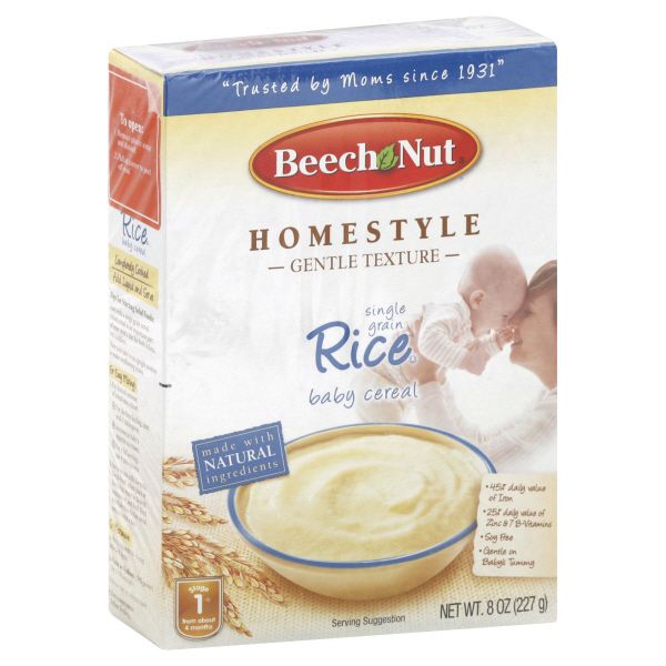 Beech-Nut Homestyle Baby Cereal, Single Grain Rice, Stage 1, 8 oz (227 g) at Kmart.com