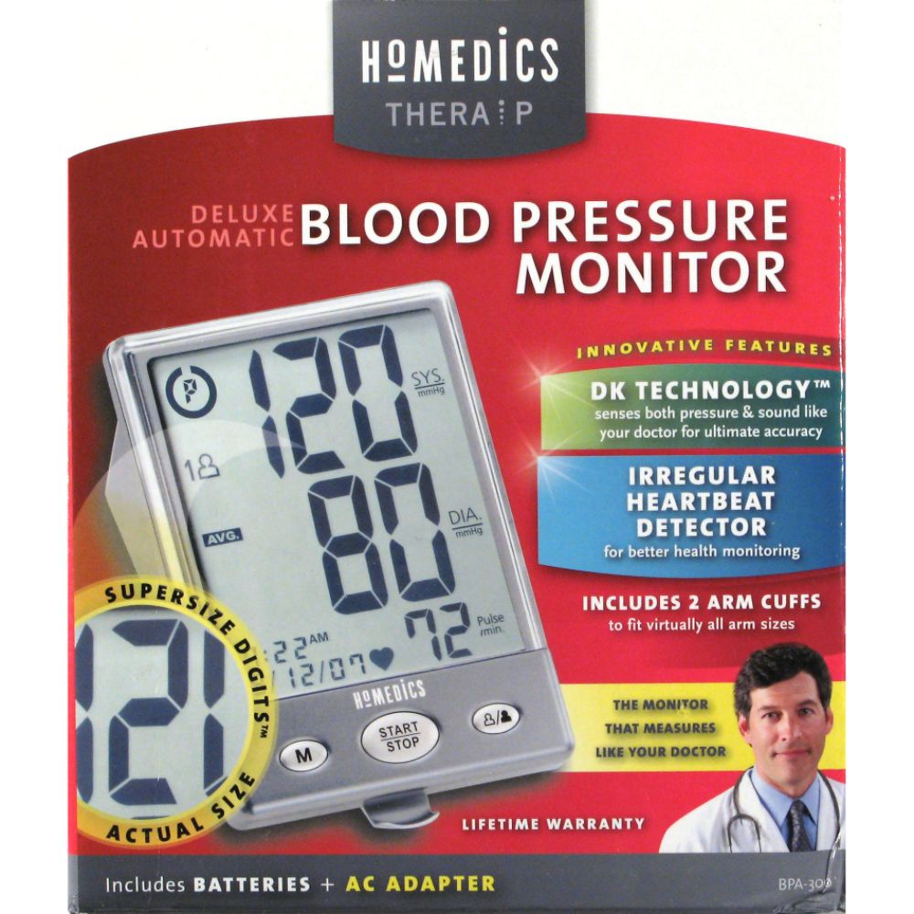 HoMedics Automatic Deluxe Blood Pressure Monitor Arm BPA-300