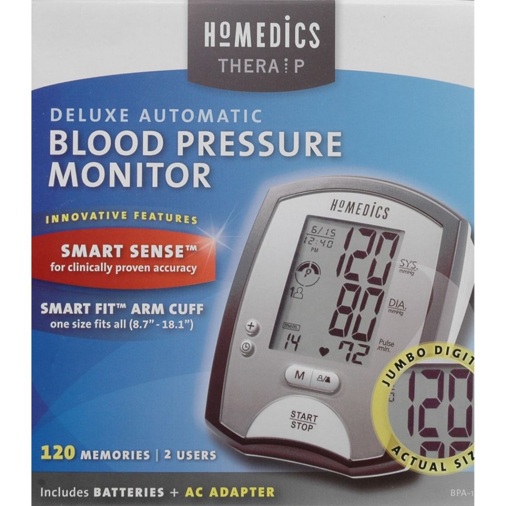 HoMedics Deluxe Automatic Blood Pressure Monitor With Smart Sense at Kmart.com
