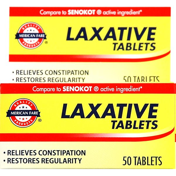 American Fare Senna Laxative 50 Count 26699