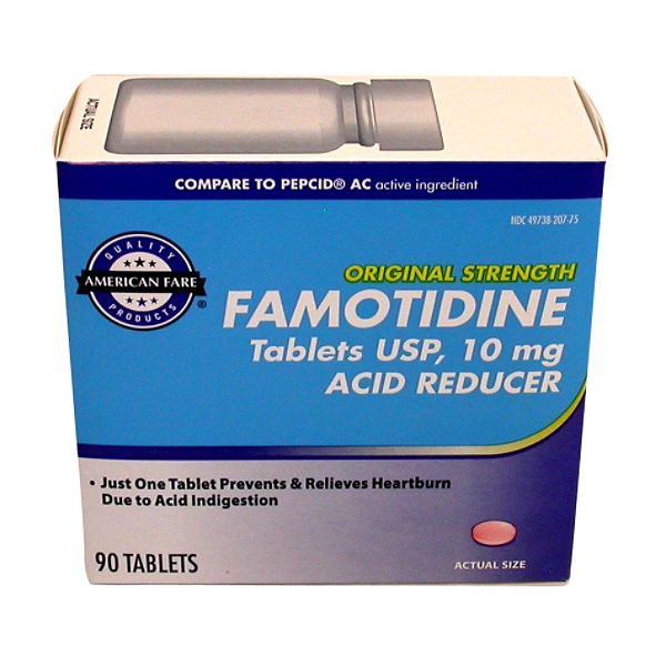American Fare Antacid Chewable Famotidine10 Mg 90 Count S1704AF