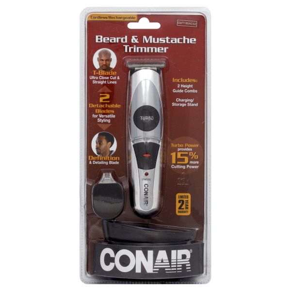 Conair&reg; Beard & Mustache Trimmer, Cordless, Rechargeable, 1 trimmer at Kmart.com