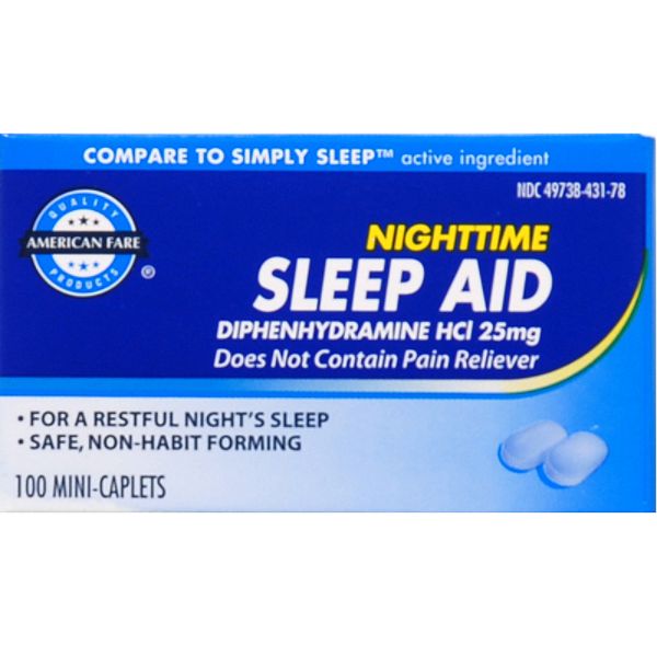 American Fare Rest Simply Nitetime Caplets 100-count S2559AF